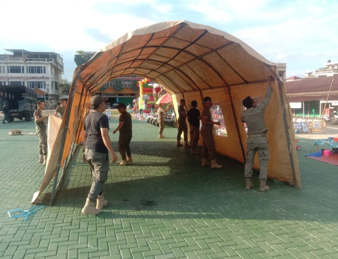 
					Bupati Kuansing Instruksikan Siaga Bencana, Satpol PP Langsung Dirikan Posko dan Kerahkan Personel